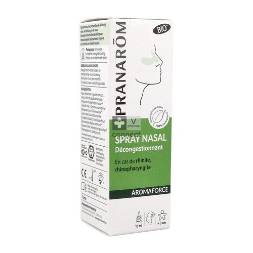 Pranarom Aromaforce Spray Nasal Bio 15 ml