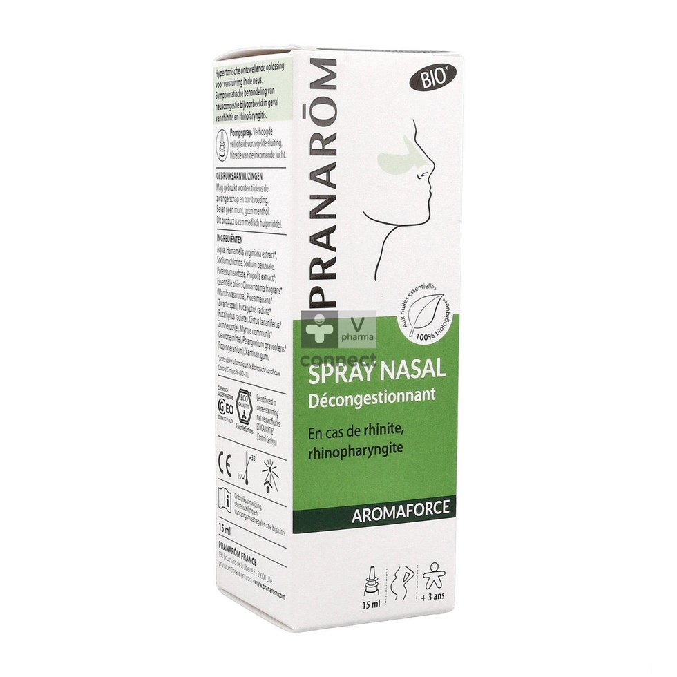 Pranarom Aromaforce Spray Nasal Bio 15 ml