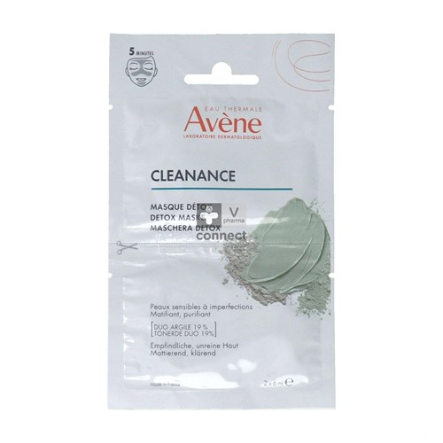 Avene Cleanance Masque Detox 2 X 6 ml