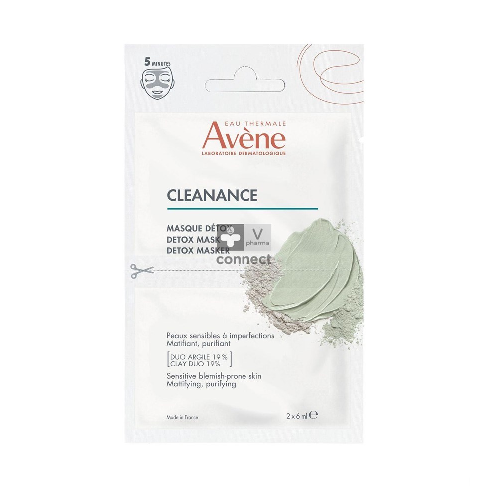 Avene Cleanance Masque Detox 2 X 6 ml