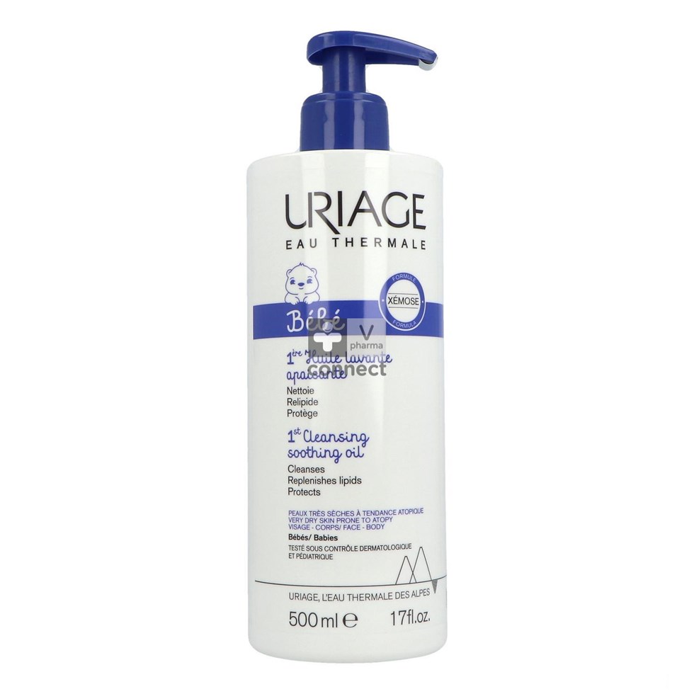 Uriage Bébé Xémose 1Ere Huile Lavante Apaisante 500 ml