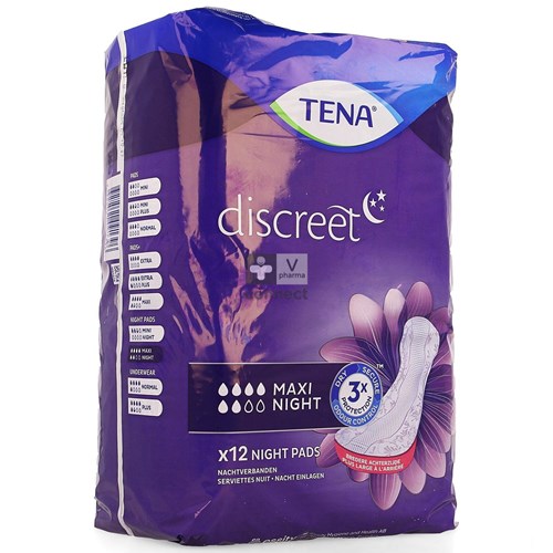 Tena Lady Discreet Maxi Night 12 stuks