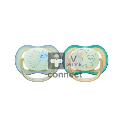 Avent Sucette 0+ Air Night Etoile/Hibou