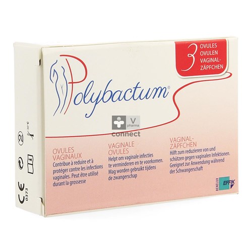 Polybactum 3 Ovules Vaginaux