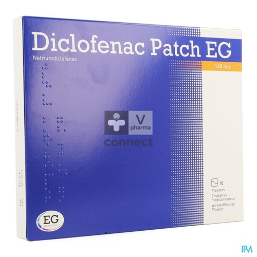 Diclofenac Patch EG 140Mg Pleister 10