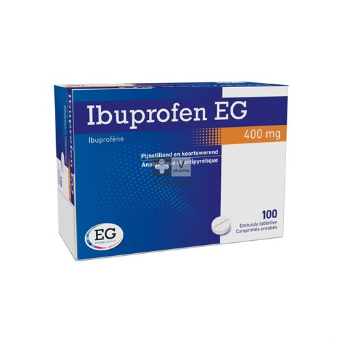 Ibuprofen EG 400 mg 100 Comprimés
