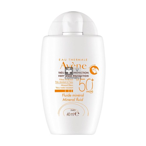 Avene Solaire Fluide Minéral SPF50+ 40 ml