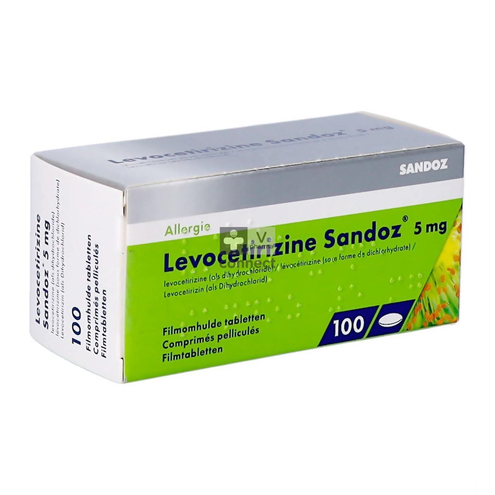 Levocetirizine Sandoz 5 mg 100 tabletten