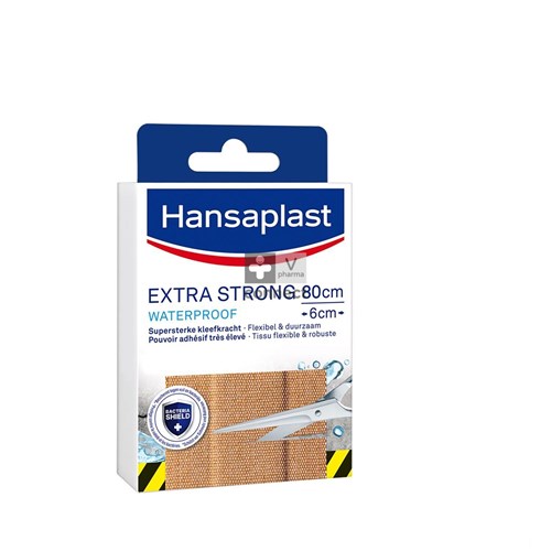 Hansaplast Extra Strong Waterproof 80 x 6 cm