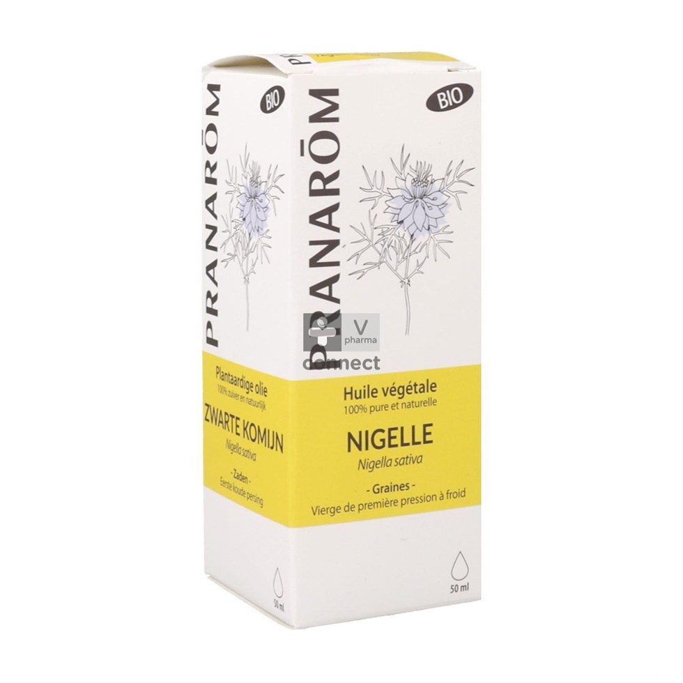 Pranarom Nigelle Huile Végétale Bio 50 ml