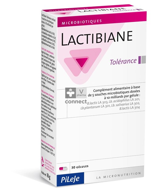 Pileje Lactibiane Tolerance 30 capsules
