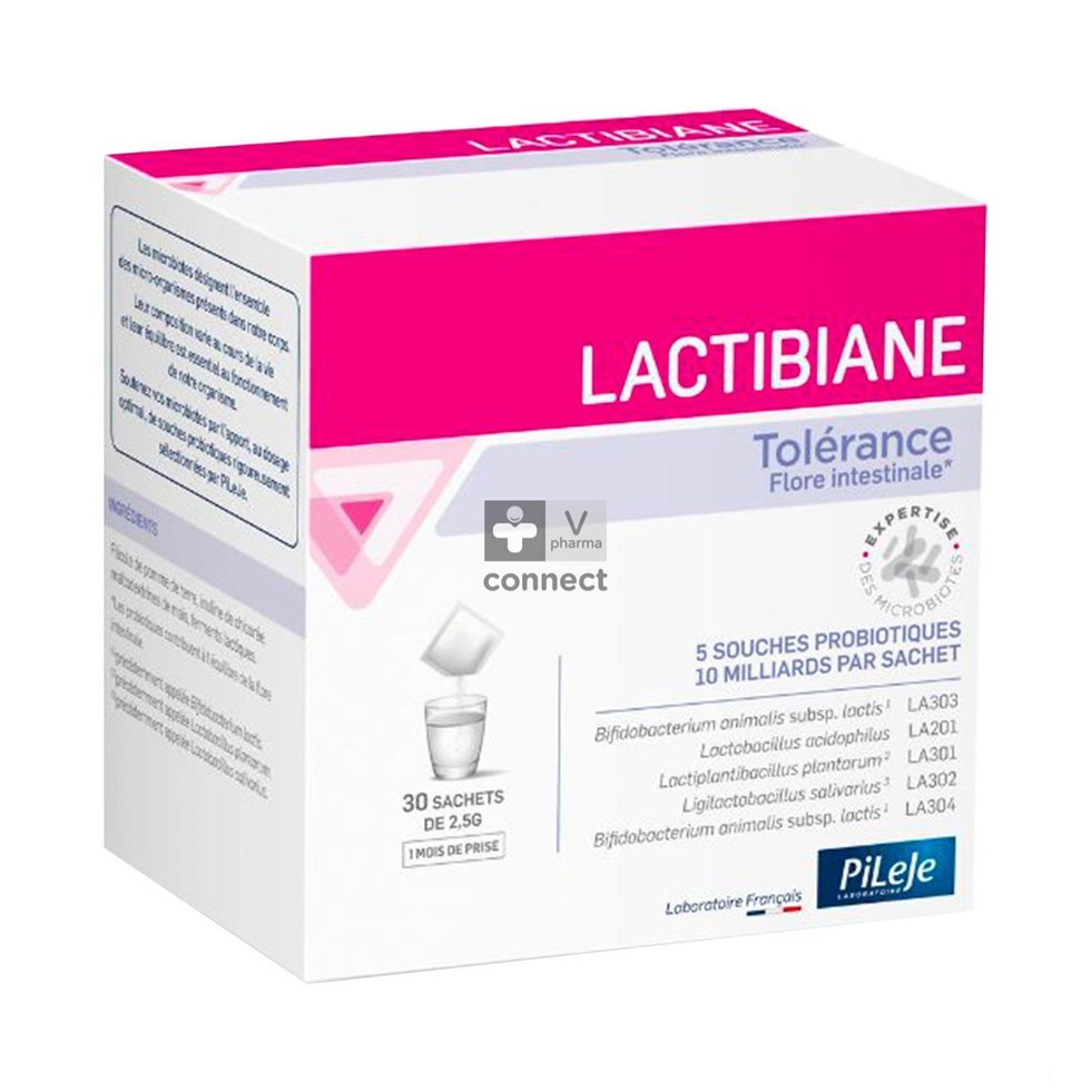 Pileje Lactibiane Tolerance 30 Gelules