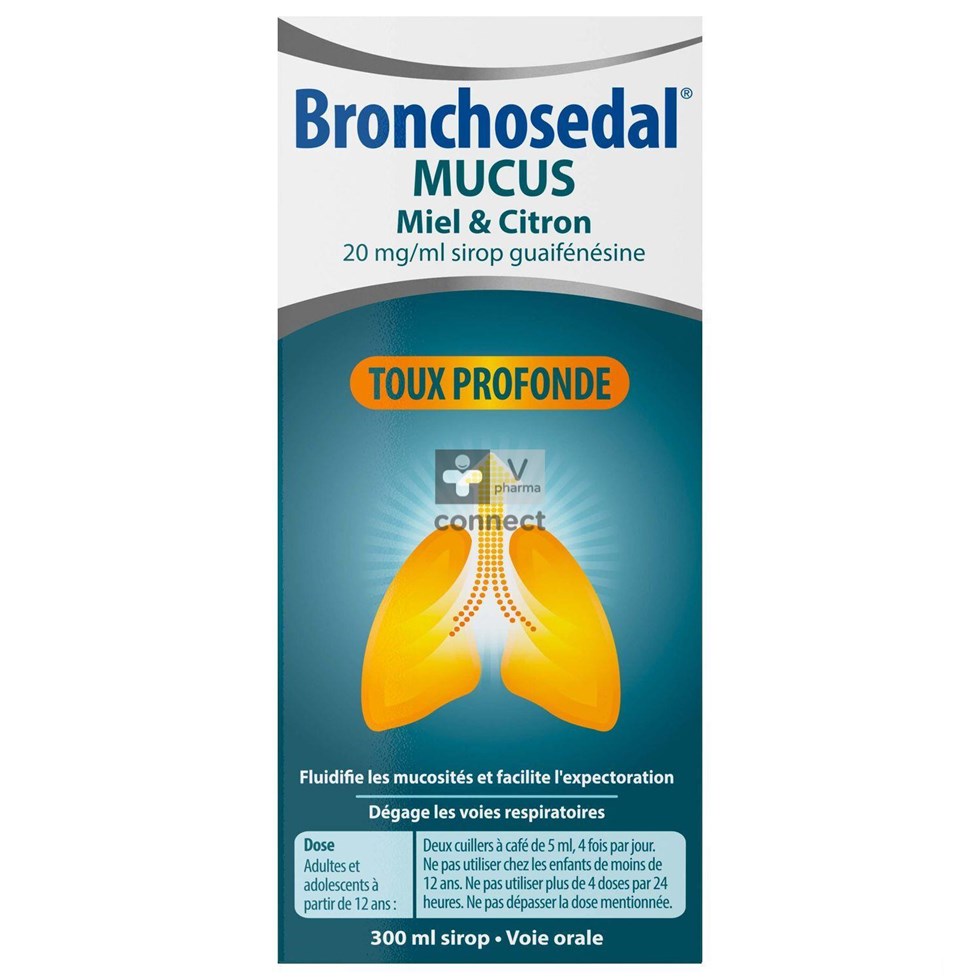 Bronchosedal Mucus Miel Citron 20 mg/ml 300 ml