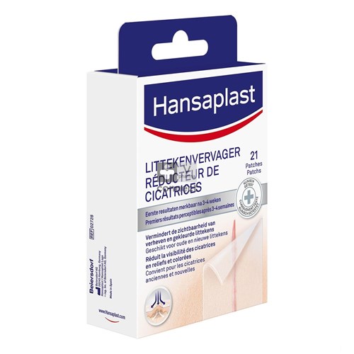 Hansaplast Med Reducteur de Cicatrices 21 Patchs