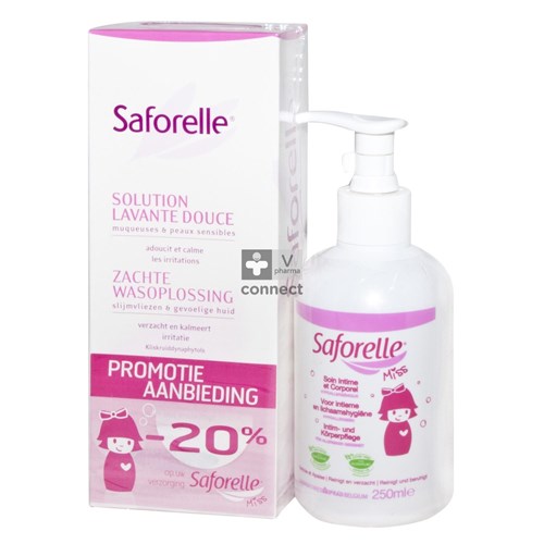 Saforelle Zachte Wasverzorg.250ml+safor.miss 250ml