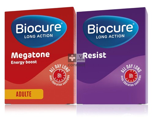 Biocure Duo Resist+megatone Energy Boost Comp60+30