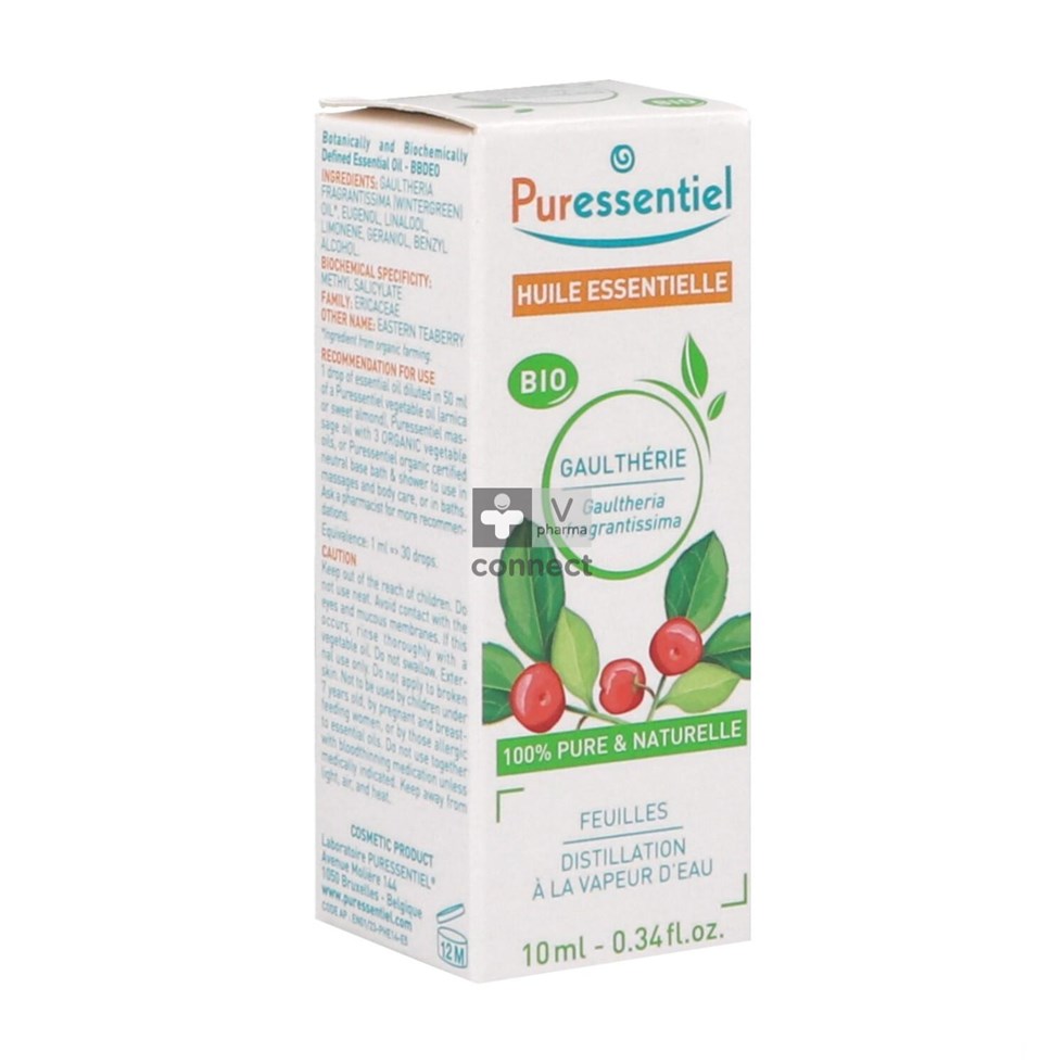 Puressentiel Expert Gaultherie Huile Essentielle  Bio 10 ml