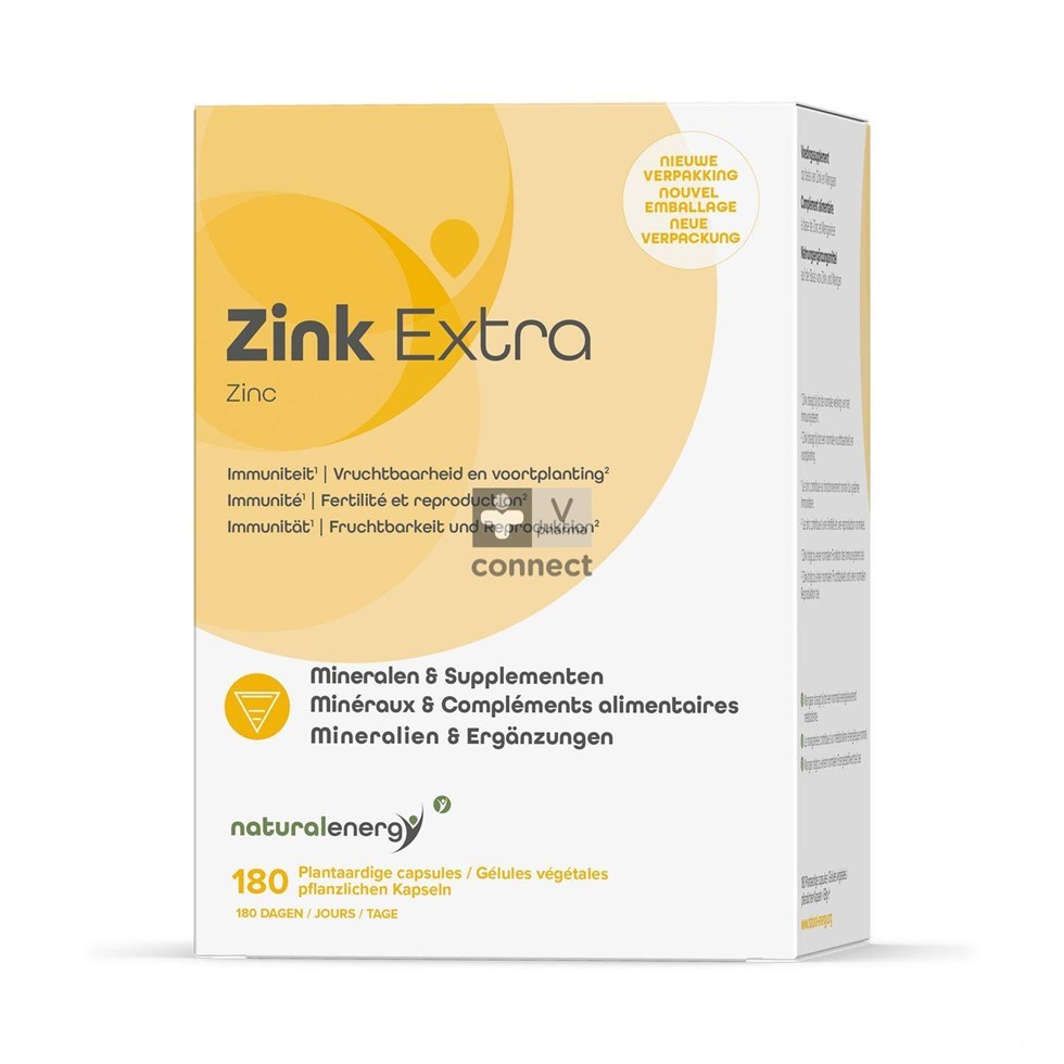 Natural Energy Zinc Extra Caps 180