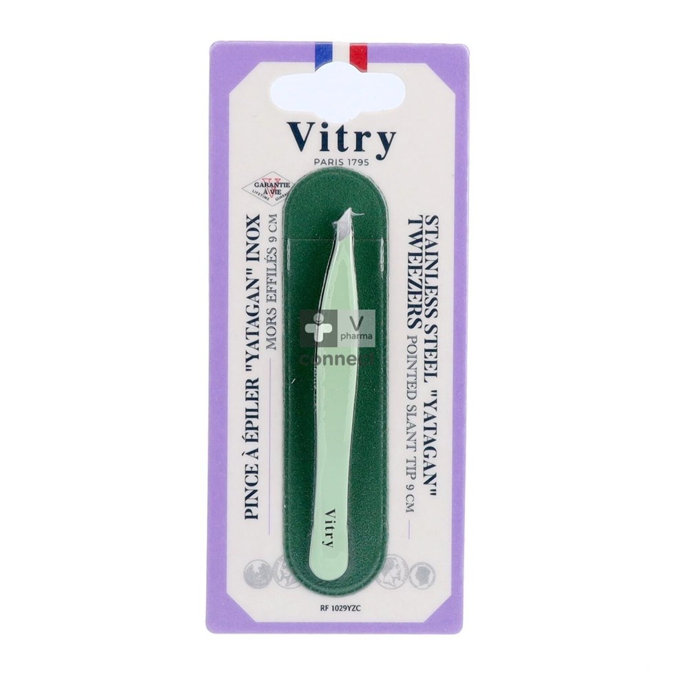 Epileerpincet "yatagan" Inox Kleur Spitse Punt