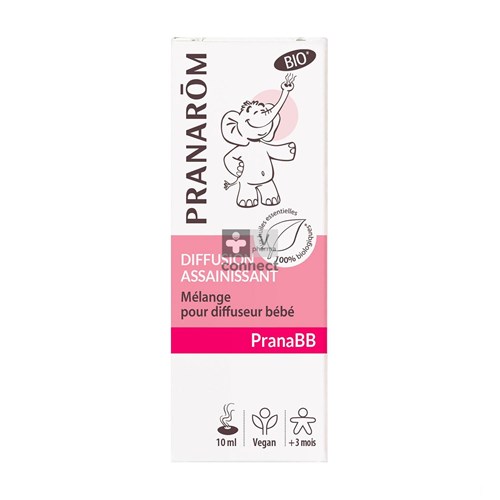 Pranarom PranaBB Mélange Diffusion Assainissant Diffuseur Bébé 10ml