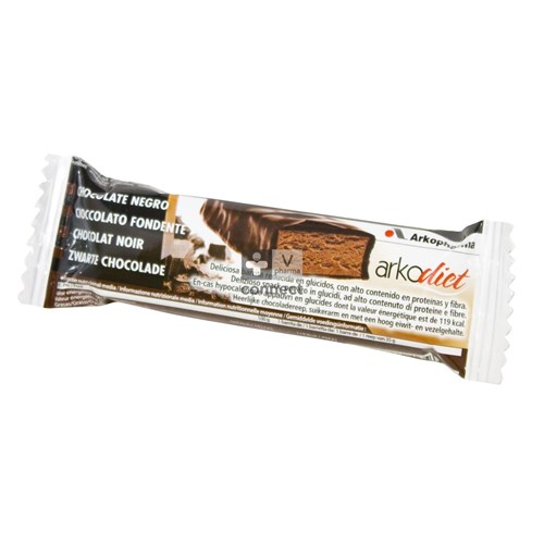 Arko Diet Barre Hypocalorique Chocolat Noir