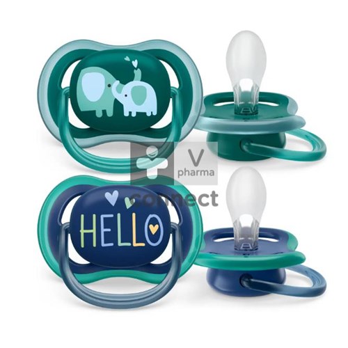 Avent Sucette 18+ Air Elephant/Bonjour
