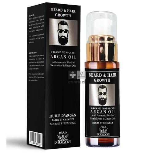 Diar Argan Serum Barbe Et Cheveux 30 ml