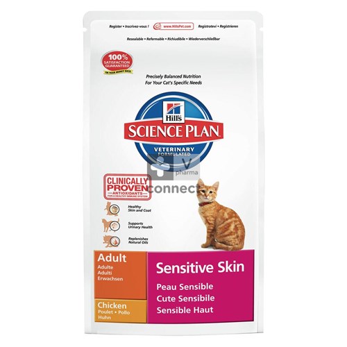 Hills Science Plan Feline Adult Sensitive Skin 5 Kg
