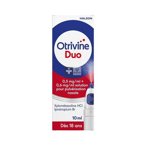 Otrivine Duo 0,5Mg/Ml+0,6Mg/Ml Spray 10 ml