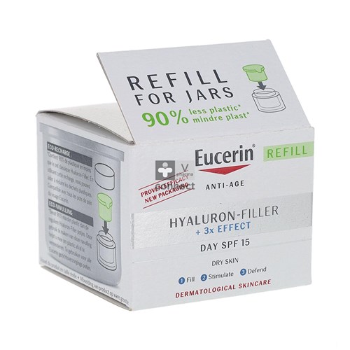 Eucerin Hyaluron-fillerx3 Dagcreme Ip15 Navul.50ml