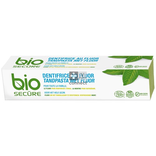 Bio Secure Dentifrice Fluor Menthe 75 ml