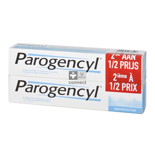 Parogencyl Dentifrice Protection des Gencives 2 x 75 ml Prix Promo