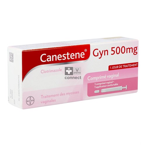 Canestene Gynecologique Clotrimazole Comprimé Vaginal