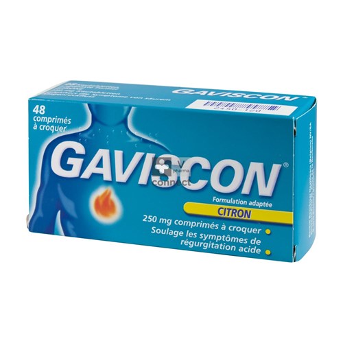 Gaviscon  48 Comprimés Citron