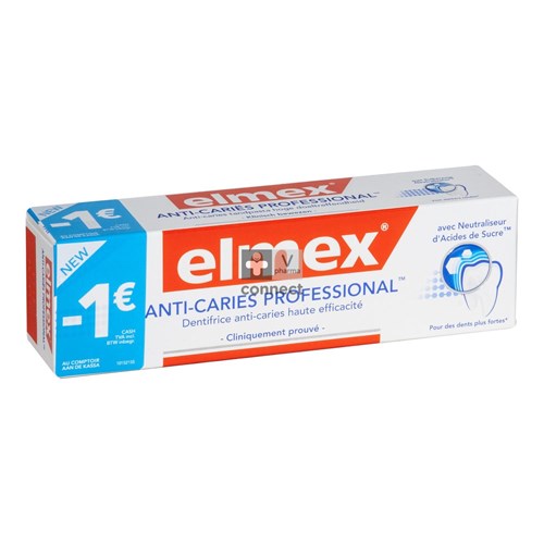 Elmex Anti Caries Professional Tandp 75ml -1€