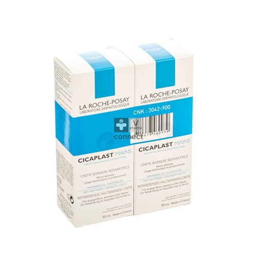 La Roche Posay Cicaplast Crème Mains 2 x 50 ml Promo 2ème -50 %