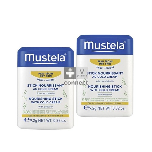 Mustela Ps Voedende Stick Cc 9,2g Promo 2e -50%