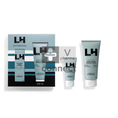 Lierac Homme Coffret Gel Hydratant + Gel Douche