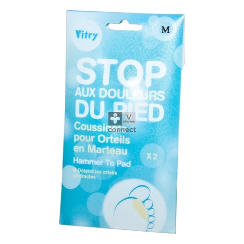Vitry Podologie Coussinet Orteil Marteau   Medium 2 Pieces P0568m