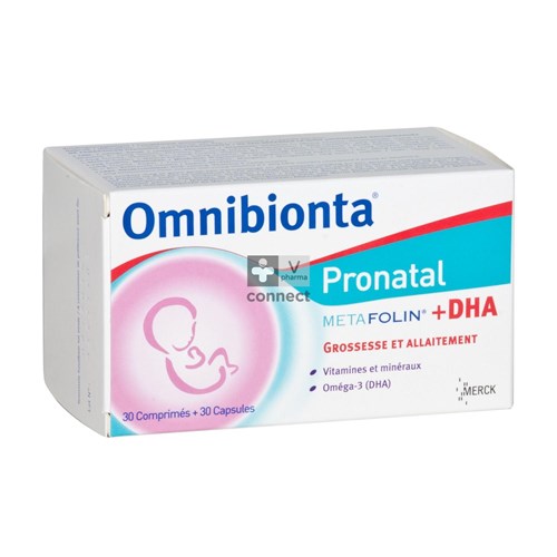 Omnibionta Pronatal + Dha Tabl 30+caps 30