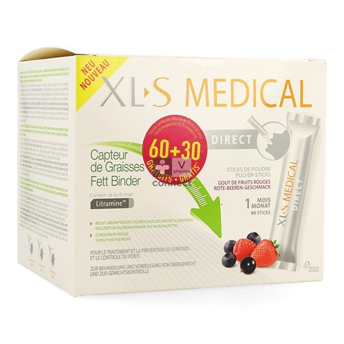 Xls Med. Vetbinder Stick 60 + 30 Gratis