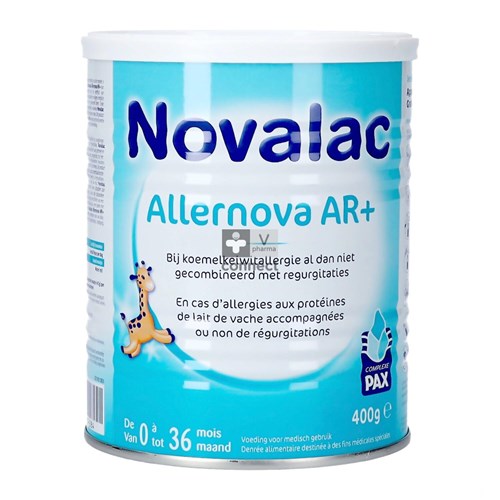 Novalac Allernova Ar+ 0-36m Pdr 400g Nf