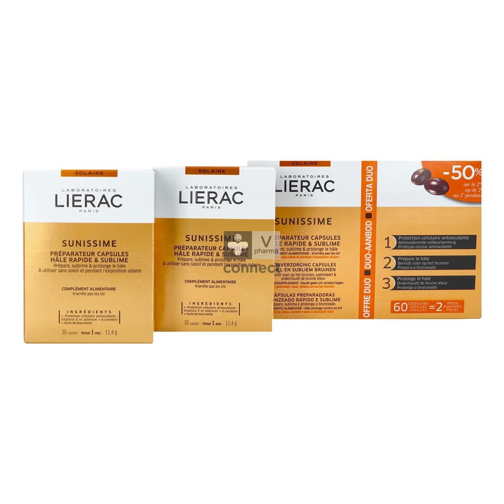 Lierac Sunissime Bronzage 2 x 30 capsules Promoprijs