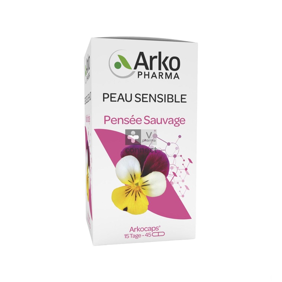 Arkocaps 3kleur Viooltje Plantaardig 45