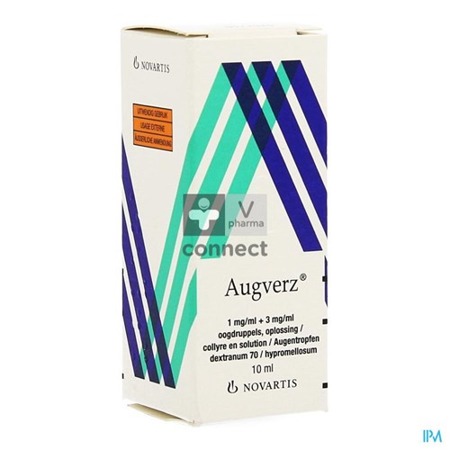 Augverz 1mg/ml + 3mg/ml Oogdruppels Opl 1 X 10ml