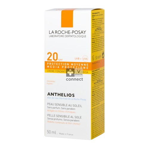 La Roche Posay Anthelios Cr Fondante Ip20 N/parf Z/parab.50ml