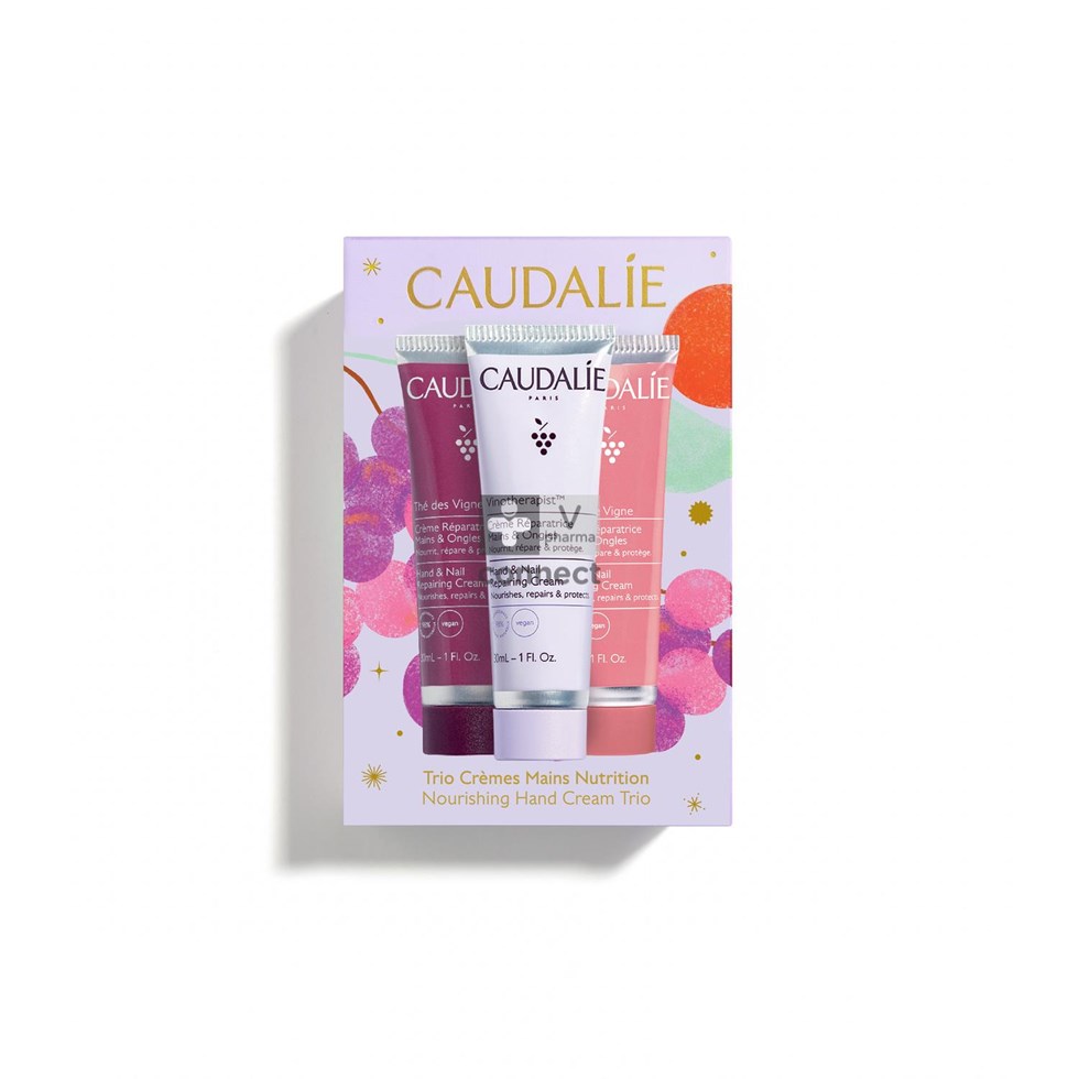 Caudalie Coffret Noel 2026 Trio Crèmes Mains
