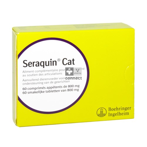 Seraquin Chat Comp. 60 X 800mg Vet.               