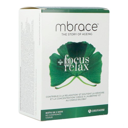 Mbrace Focus & Relax 60 Comprimés