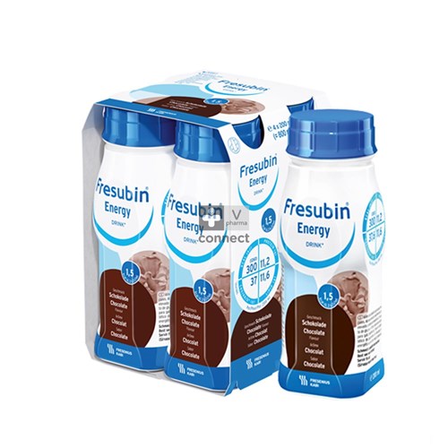 Fresubin Energy Drink Chocolade 4 x 200 ml